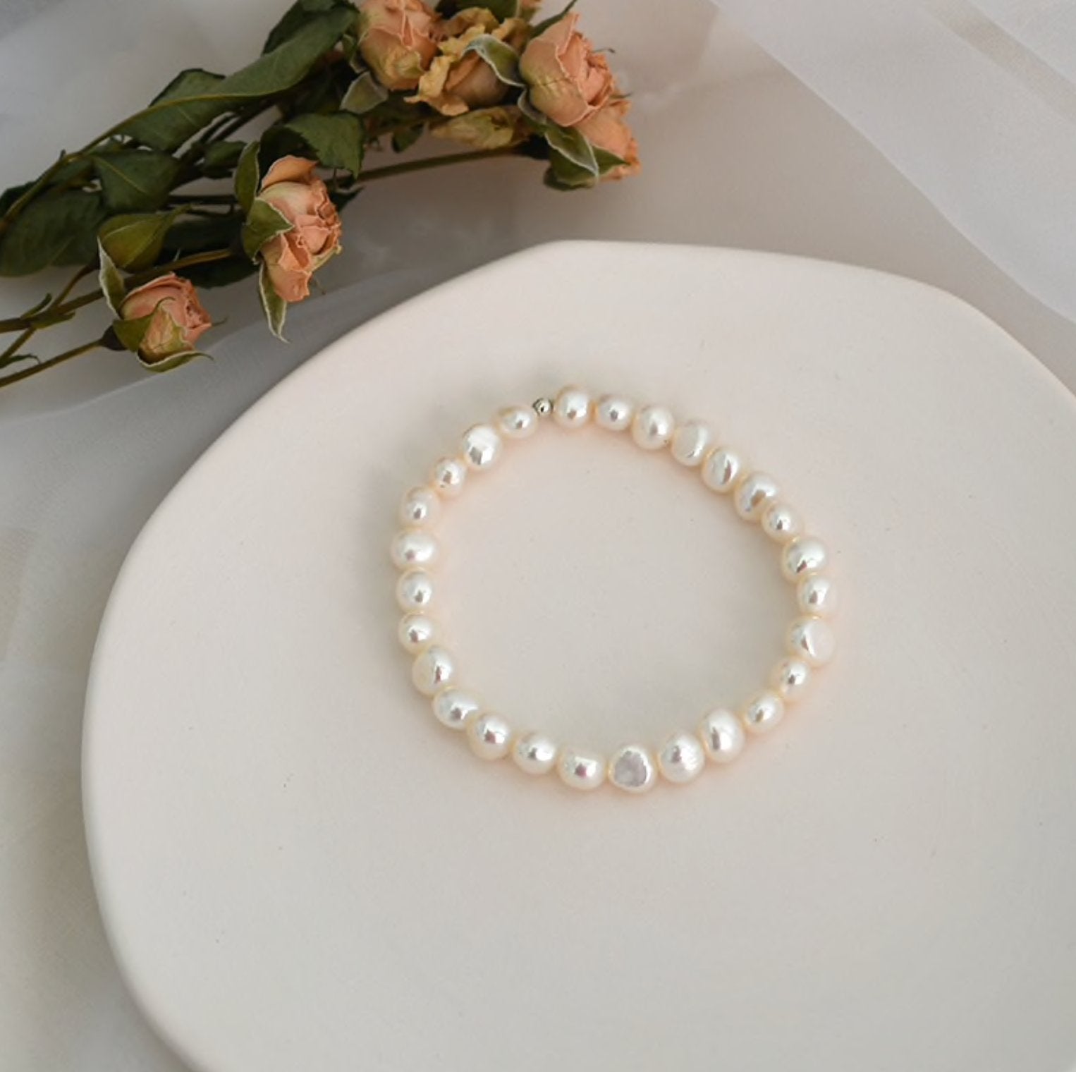Bracelets en perles d'eau douce de Cara